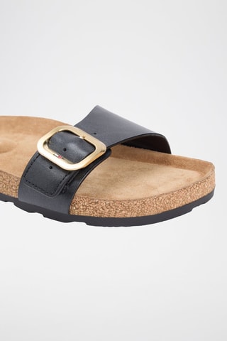 Mules en cuir - Noir