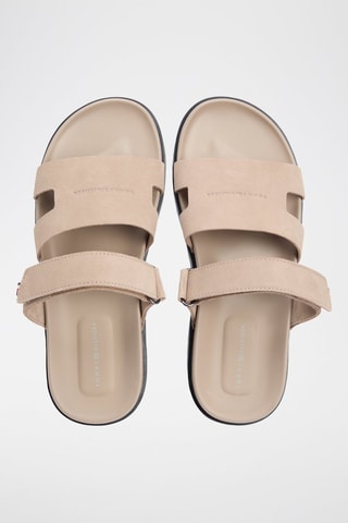 Mules en nubuck - Beige