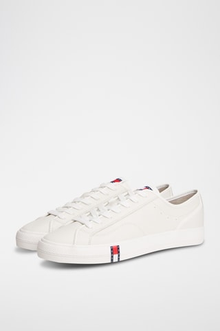 Baskets en cuir nappa - Blanc