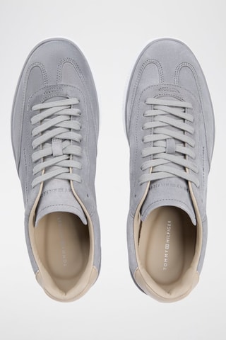 Baskets en nubuck - Gris clair