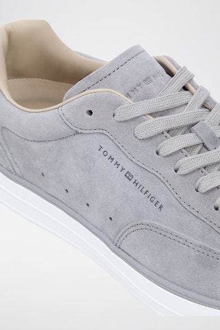 Baskets en nubuck - Gris clair
