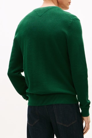 Pull en coton biologique - Vert foncé