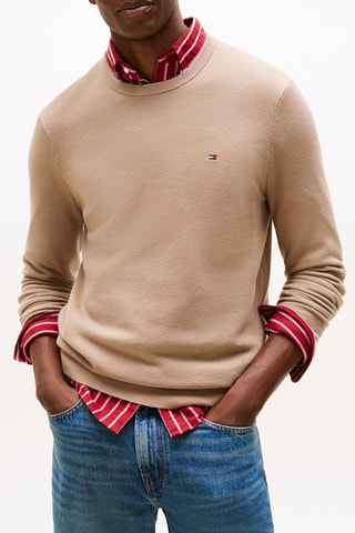 Pull en coton biologique - Beige