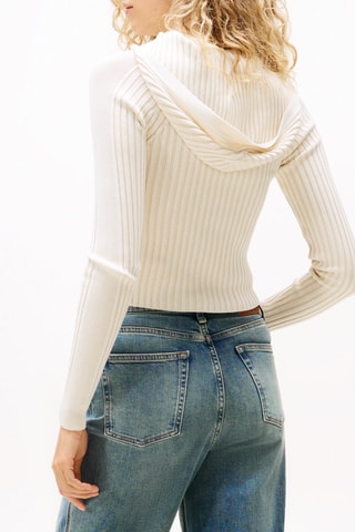 Gilet à capuche - Blanc