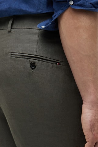 Pantalon en lin - Vert olive