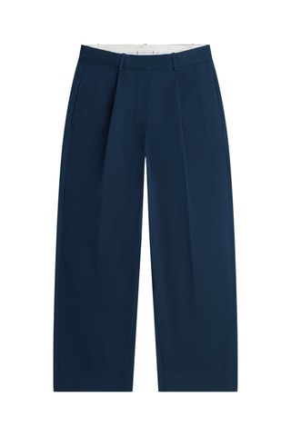 Chino droit en coton biologique - Bleu marine