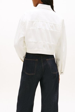 Veste oversize en jean - Blanc