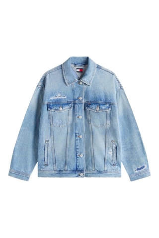 Veste oversize en jean - Bleu