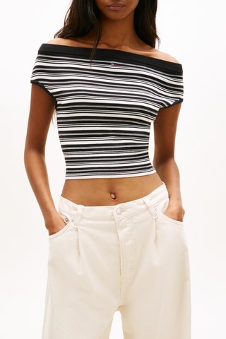Top slim - Noir et blanc