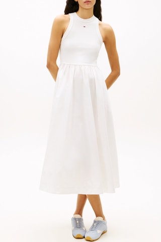 Robe patineuse slim - Blanc