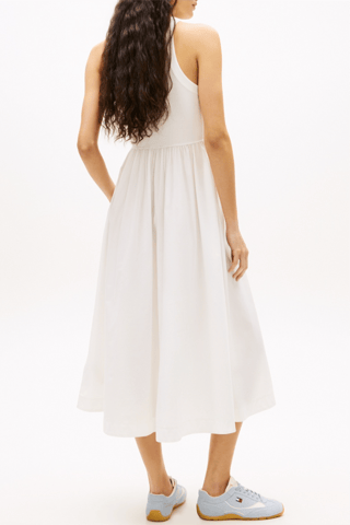 Robe patineuse slim - Blanc