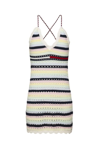 Robe droite en coton biologique - Blanc