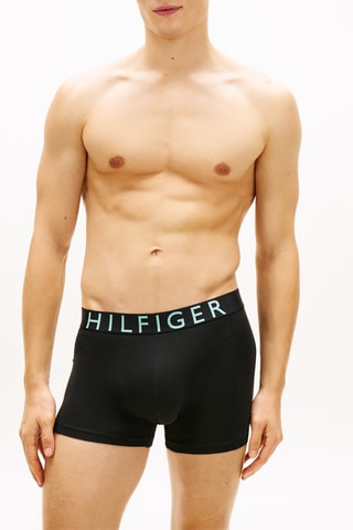 3 boxers en coton biologique - Noir