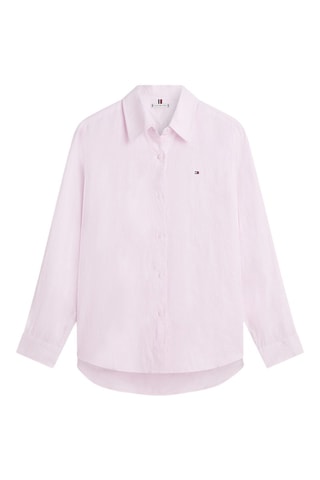 Chemisier relaxed en lin - Mauve