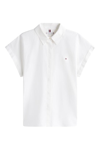 Chemisier relaxed en coton biologique - Blanc