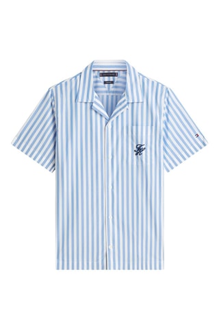 Chemise regular - Bleu et blanc