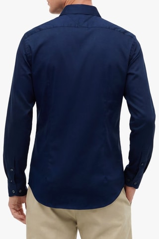 Chemise en coton biologique - Bleu marine