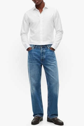 Chemise en coton biologique - Blanc