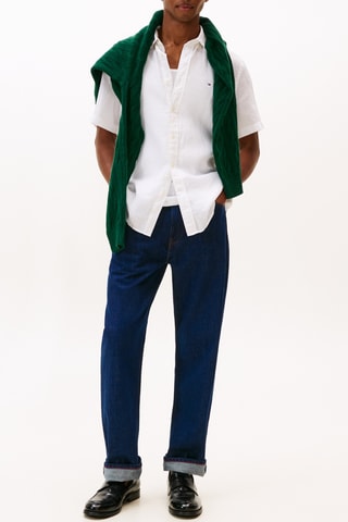 Chemise regular en lin - Blanc