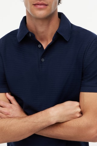 Polo regular - Bleu marine