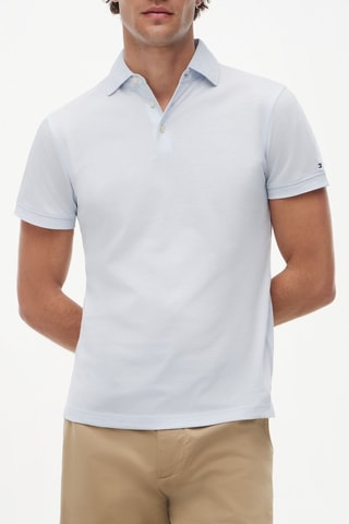 Polo slim regular - Ciel