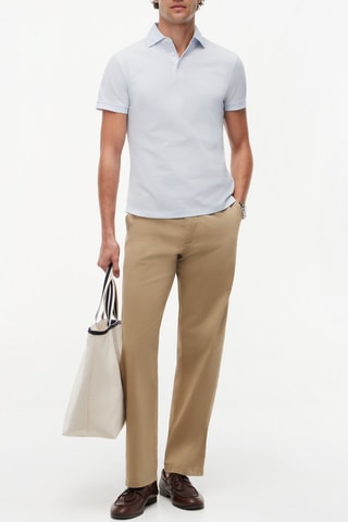 Polo slim regular - Ciel