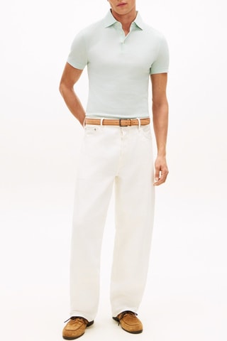 Polo slim regular - Vert d’eau