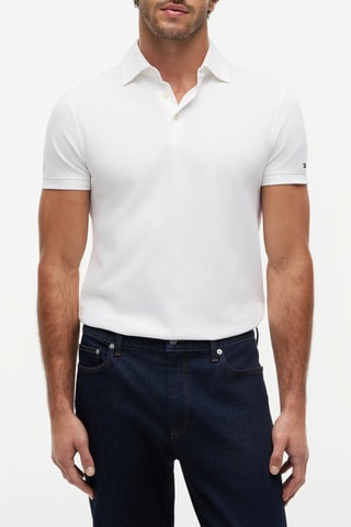 Polo regular - Blanc