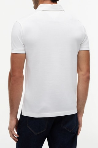 Polo regular - Blanc