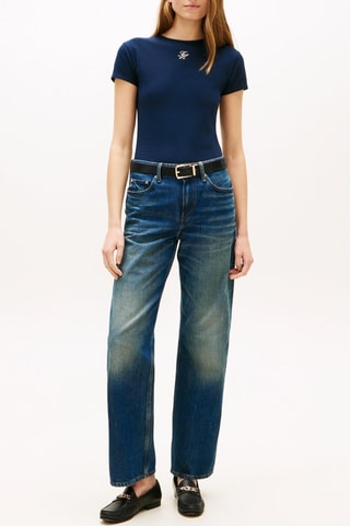 T-shirt slim - Bleu marine