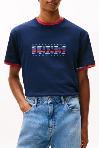 T-shirt regular - Bleu nuit