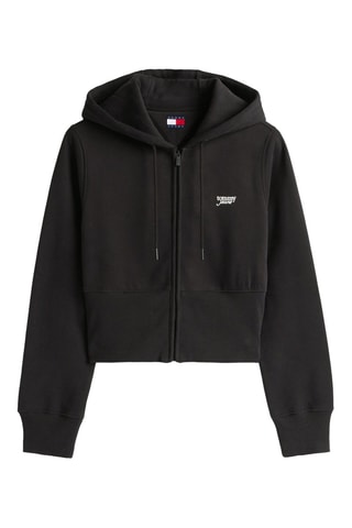 Sweat à capuche regular - Noir