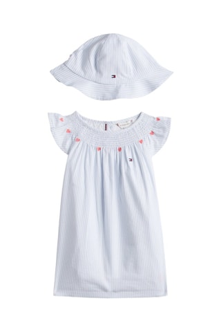 Bob et robe en coton biologique - Ciel