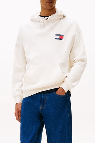 Sweat à capuche - Blanc cassé