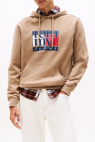 Sweat à capuche - Taupe
