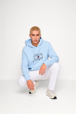 Sweat à capuche - Bleu clair