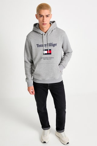 Sweat à capuche - Gris chiné
