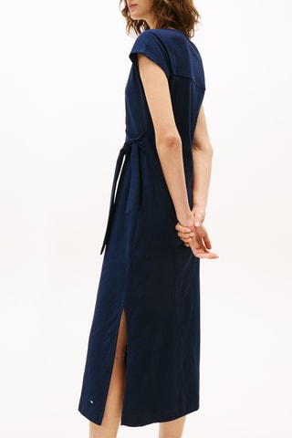 Robe midi - Bleu marine