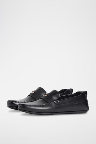 Mocassins en cuir - Noir
