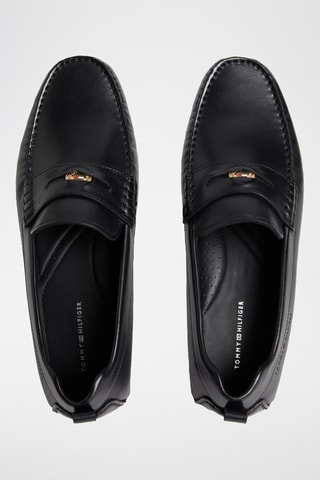 Mocassins en cuir - Noir
