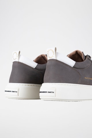 Zapatillas de piel - Gris