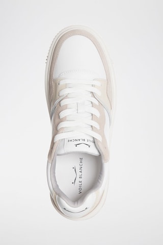 Zapatillas de piel Forx - Blanco y rosa