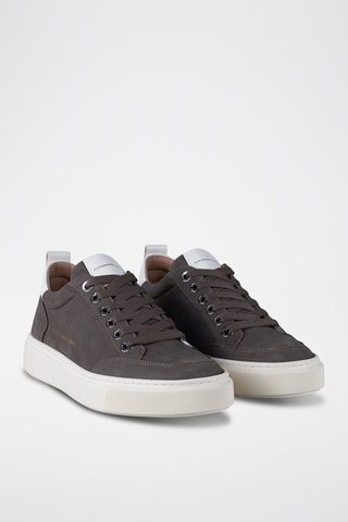 Zapatillas de piel - Gris