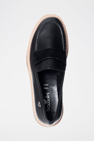Mocasines con plataforma - Negro