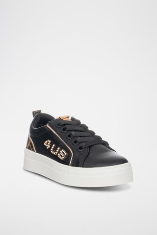 Zapatillas con plataforma - Negro