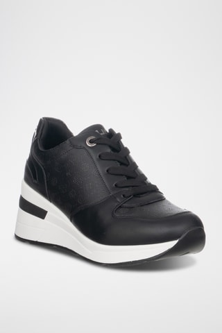 Zapatillas con plataforma - Negro