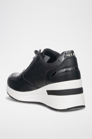 Zapatillas con plataforma - Negro