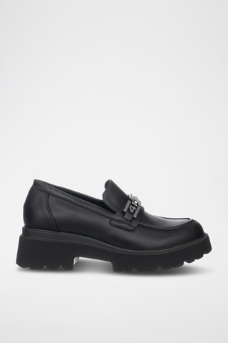 Mocasines con plataforma - Negro