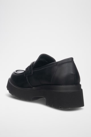Mocasines con plataforma - Negro