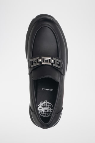 Mocasines con plataforma - Negro